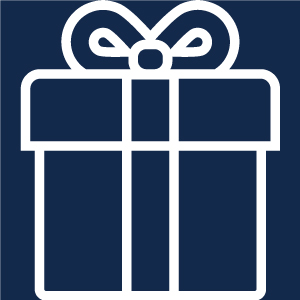 Gift package icon